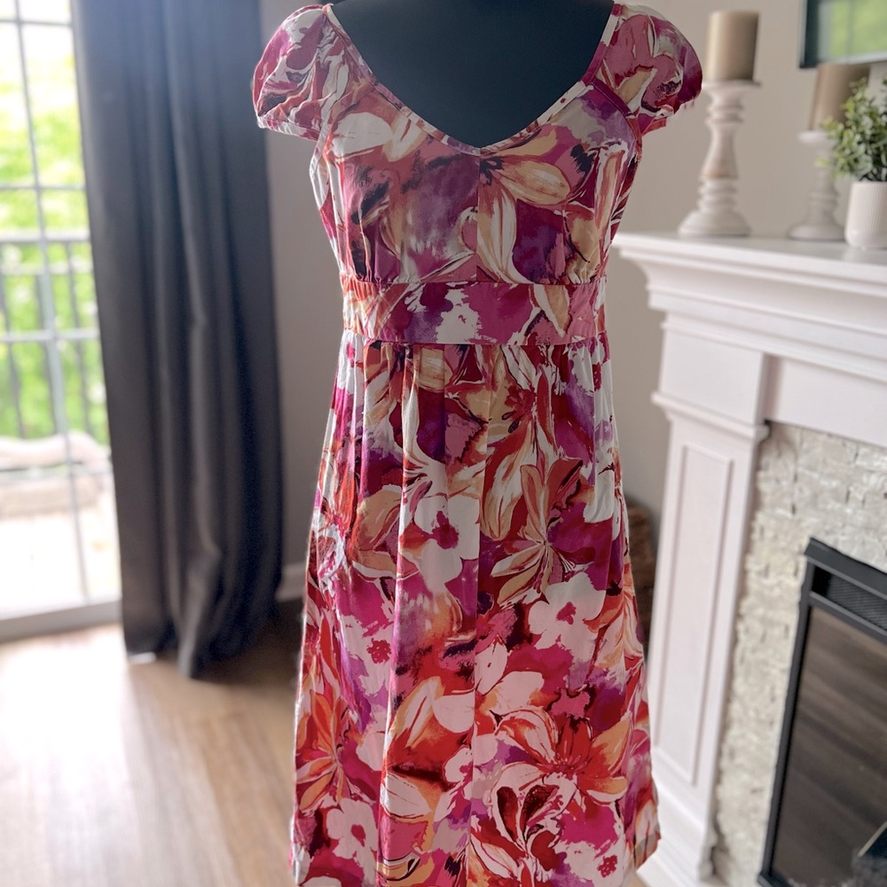 Jaclyn Smith Floral Dress